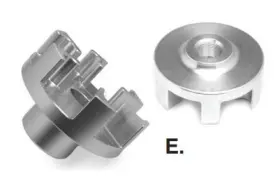 31-700790 ADA RACING Billet Coupler Set Kawasaki