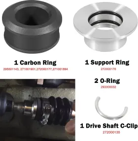 OMTBV1301 AMNNARIE Drive Shaft Carbon Ring Seal Rebuild Kit #3
