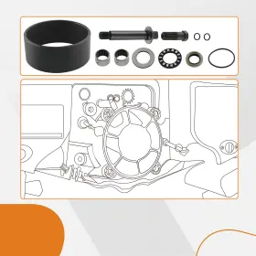 74D38K BFO Impeller Removal Tool Seadoo Jet Pump Rebuild Kit #3