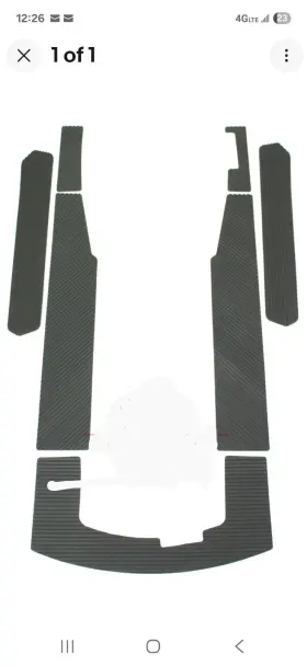 12-070-333 BLACKTIP Traction Mats Waverunner 650 700 Yamaha