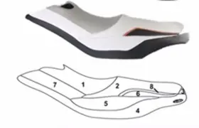 108BT124-SB BLACKTIP JETSPORTS Sbt Seat Cover Pro Se Wake Gts