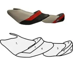 108BT206 BLACKTIP JETSPORTS Seat Cover Ultra Lx Kawasaki