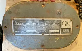 D006191 GM Electro Motive Emd Called Lights Up Collect