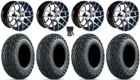 108219 WHEELS / GTW TIRES Barrage Mud Go Club Car Pursuit