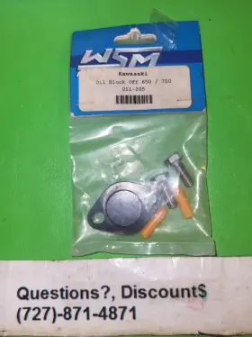 011-205 KAWASAKI Wsm Oil Block Plate 650 750 Yamaha