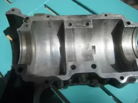14001-3701 KAWASAKI Ts Engine Motor Lower Crank Crankcase X2 #3