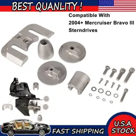7463 ME-MOTOR Anode Bravo Salt Brackish Kit Mercruiser