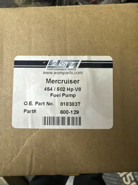 600-129 MERCRUISER Wsm Fuel Pump 454