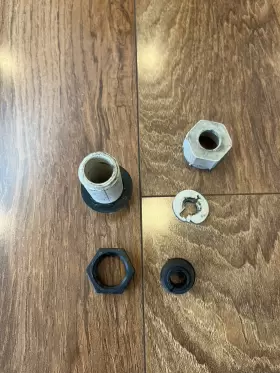 1860114 POLARIS Steering Cable Nut Hurricane Slth Slx #2