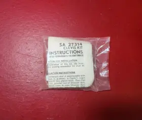 SA27314P TELEFLEX MARINE Morse Boat Steering Steel Clevis Kit #2