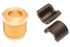 112-15-055-K TITAN 757 PERFORMANCE Billet Cable Lock Nut Half #2