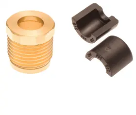 112-15-055-K TITAN 757 PERFORMANCE Billet Cable Lock Nut Half #3