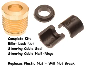 112-15-527-K1 TITAN 757 PERFORMANCE Steering Cable Billet Nut