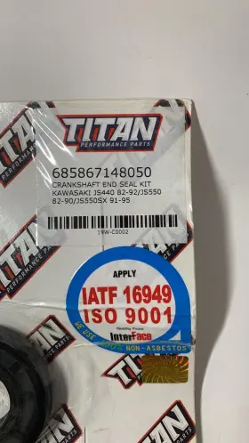 685867148050 TITAN 757 PERFORMANCE Crankshaft End Seal Kit #2