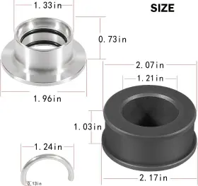 VGQP1301 VG-AUTO Drive Shaft Carbon Ring Seal Rebuild Wake #2