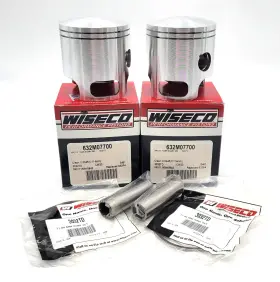 Wiseco 632m07700 Piston Kit Set Of 2 Tigershark 640 Twin Ft93-99 O/s 1mm Fits 77mm Bore Wiseco 632m07700 Piston Kit Set Of 2 Tigershark 640 Twin Ft93-99 O/s 1mm Fits 77mm Bore