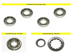123M-YA71102 WSM Hotrods Wiseco Crankshaft Bearings Center