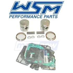 MN-H166 WSM Top End Waverunner Engine Pistons Cj Kit WR500