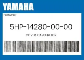 5HP-14280-00-00 YAMAHA Cover Carburetor