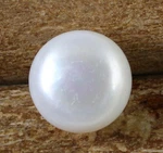 Tahitian Certified Natural White South Sea Pearl 8.60 Ct Round Gemstone T12445. Fixed Price $42.34.