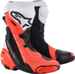 Alpinestars Supertech R Vented Boots Us 8 / Eu 42 Black/orange/white. Fixed Price $649.95.