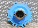 Used Morris 5194200ag Slurry Pump Plate 13.5" Od 4.75" Tall 3.5" Top Id. Fixed Price $300.00.