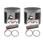 Piston Kit 0.50 (64x-11636-00 65u-11636+ring) X2 For Yamaha Gp760/xl1200/ar210. Fixed Price $112.96.