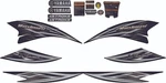 Yamaha Waverunner Vx Cruiser 2005-2009 Graphic /decal / Sticker Kit Black Grey. Fixed Price $95.00.
