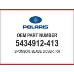 Polaris Sponson-right,blade Silver 5434912-413 Oem New. Fixed Price $77.99.