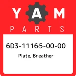 6d3-11165-00-00 Yamaha Plate, Breather 6d3111650000, New Genuine Oem Part. Fixed Price $91.49.