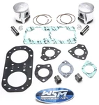 Kawasaki 650 Sx X2 Ts Jet Mate Piston Gasket Top End Rebuild Kit .25mm Over. Fixed Price $211.98.