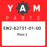 Ew2-62731-01-00 Yamaha Plate 2 Ew2627310100, New Genuine Oem Part. Fixed Price $323.44.