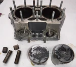 Oem 1994 94 Kawasaki Sx 750 Cylinder Jugs Small Pin Piston Set 11005-3720 Om22-4. Fixed Price $260.00.