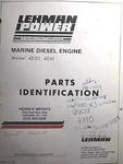 Lehman Ford Marine Diesel Engine 4d50 4d61 Parts Catalog Manual. Fixed Price $129.95.