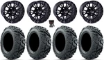 Gtw Diesel 12" Golf Wheels Black 25" Barrage Mud Tires E-z-go & Club Car. Fixed Price $858.84.