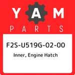 F2s-u519g-02-00 Yamaha Inner, Engine Hatch F2su519g0200, New Genuine Oem Part. Fixed Price $547.21.