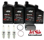 Sea Doo 4 Tec Xps Rotax Engine Oil Change Kit With Spark Plugs & Filter Seadoo. Fixed Price $102.99.
