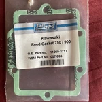Wsm 007-563 Reed Valve Gasket Kawasaki 750 - 1200 92-11 Oem#: 11060-3717. Fixed Price $7.50.