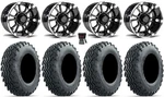 Fairway Alloys Sixer 12" Wheels Black 23" Rogue Tires E-z-go&club Car. Fixed Price $668.00.