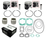 Namura Top-end Repair Kit With Pistons And Gaskets For Sea-doo Gti 1996-2005. Fixed Price $194.51.