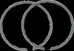 Wsm Piston Ring Set Standard Bore 69.75mm Polaris Slt 750 94-95. Fixed Price $34.72.