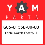 Gu5-u153e-00-00 Yamaha Cable, Nozzle Control 3 Gu5u153e0000, New Genuine Oem Par. Fixed Price $469.66.