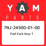 7nj-24500-01-00 Yamaha Fuel Cock Assy 1 7nj245000100, New Genuine Oem Part. Fixed Price $38.78.