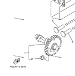 Yamaha New Genuine Oem Part Camshaft Assy 1, 7cn-e2170-00-00 Invt/. Fixed Price $169.99.