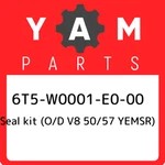 6t5-w0001-e0-00 Yamaha Seal Kit (o/d V8 50/57 Yemsr) 6t5w0001e000, New Genuine O. Fixed Price $59.58.