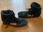 Racequip Racing Suede Shoes Boots Size 9 Black Lace Up #1192. Fixed Price $51.00.