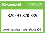 Kawasaki Oem Part 32099-0820-839 Case,speaker,rh,lwr,upp,s.blk. Fixed Price $69.52.