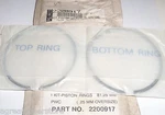 Polaris Pure Oem Nos New Pwc Kit-piston Rings 81.25 Mm .25 Oversized. Fixed Price $21.95.