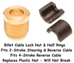 Sea Doo Billet Cable Lock Nut & Half Ring 277000055 277001729 277000284. Fixed Price $21.95.