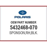 Polaris Sponson,rh,blk. 5432468-070 Oem New. Fixed Price $61.99.